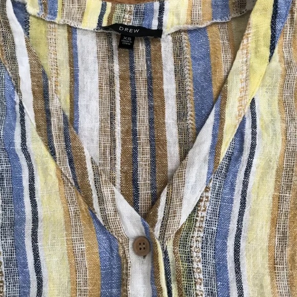 Anthropologie Linen Blouse Drew - Picture 6 of 7